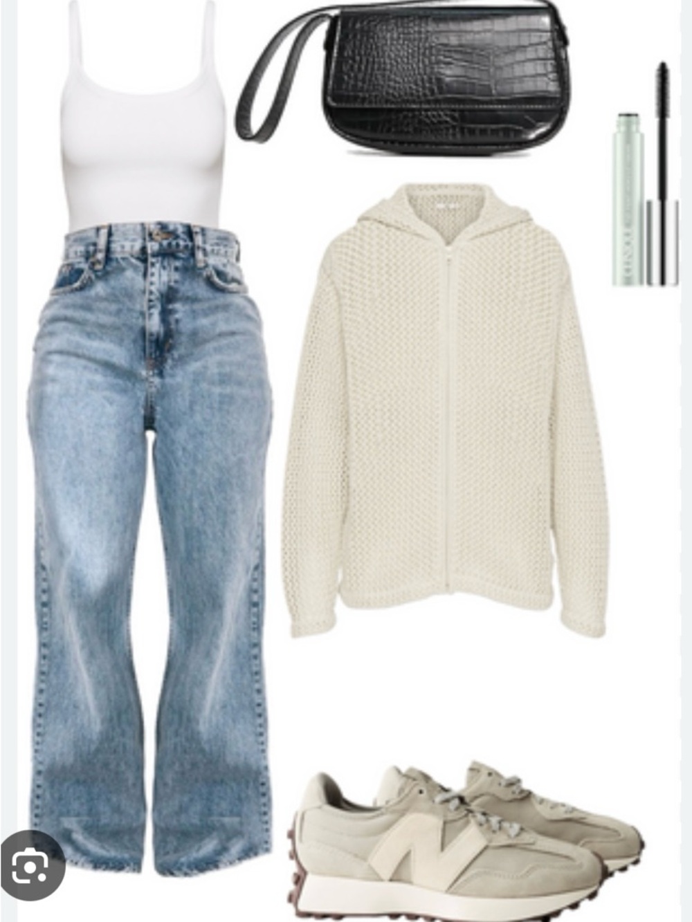 TNA Dixie Hoodie, cream crochet